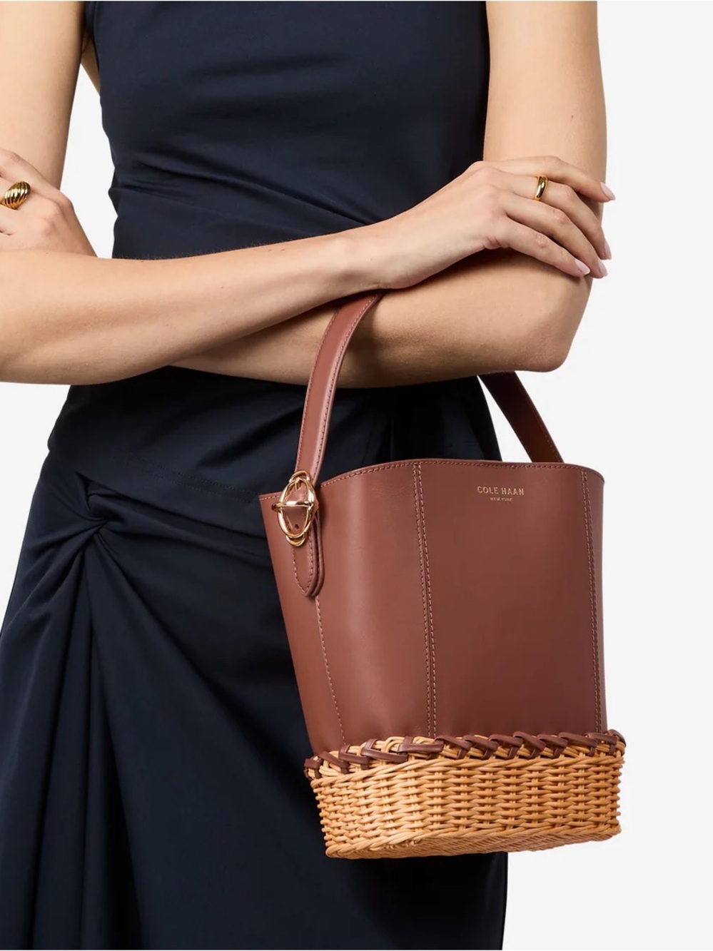 Cole Haan Alexandria Small Bucket Crossbody Bag - NWT
